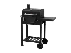 TAINO Smoker|Hero Holzkohlegrill Set Mit Haube Smoker BBQ Grillwagen Grillkamin Standgrill Räucherofen