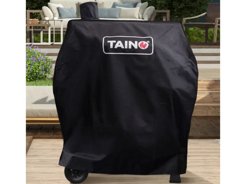 Hero XXL Smoker Set Mit Haube BBQ Grillwagen Holzkohlegrill Grill Räucherofen Schwarz*TAINO Sale