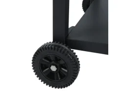 Nikan Grillwagen Grilltisch Rollwagen Grillständer Klein Mit Rollen Outdoor Balkon Garten Terrasse Schwarz*TAINO Outlet