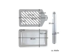 Oberhitzegrill Elektrisch 800 Grad Hochleistungsgrill Beef-Grill Steakgrill Schwarz*TAINO