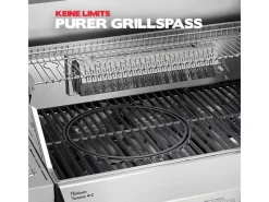 TAINO Gasgrills|Platinum Yamara 4+2 Gasgrill Edelstahl 4 Brenner Sear-Burner Backburner