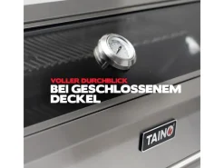 TAINO Gasgrills|Platinum Yamara 4+2 Gasgrill Edelstahl 4 Brenner Sear-Burner Backburner