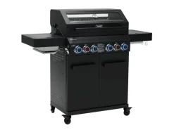 Platinum Yamara Dark 4+2 Gasgrill Stahl 4 Brenner Sear-Burner Backburner*TAINO Best