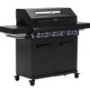 TAINO Gasgrills|Platinum Yamara Dark 6+2 Gasgrill Stahl 6 Brenner Sear-Burner Backburner