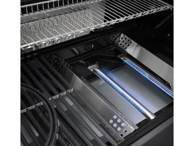 TAINO Gasgrills|Platinum Yamara Dark 6+2 Gasgrill Stahl 6 Brenner Sear-Burner Backburner