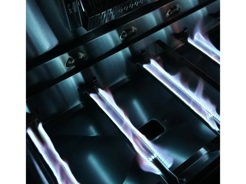 TAINO Gasgrills|Platinum Yamara Dark 6+2 Gasgrill Stahl 6 Brenner Sear-Burner Backburner