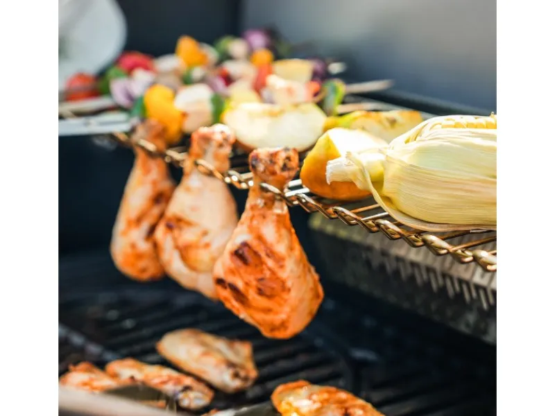 TAINO Gasgrills|Platinum Yamara Dark 6+2 Gasgrill Stahl 6 Brenner Sear-Burner Backburner