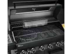 TAINO Gasgrills|Platinum Yamara Dark 6+2 Gasgrill Stahl 6 Brenner Sear-Burner Backburner
