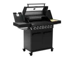 Platinum Yamara Dark 4+2 Set Mit Haube Gasgrill Stahl 4 Brenner Sear-Burner Backburner*TAINO Sale