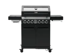Platinum Yamara Dark 4+2 Set Mit Haube Gasgrill Stahl 4 Brenner Sear-Burner Backburner*TAINO Sale