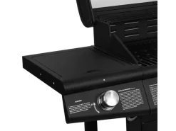 TAINO Gasgrills|Red 6+1 Gasgrill Grillwagen BBQ Edelstahl-Brenner Gas-Grill Schwarz