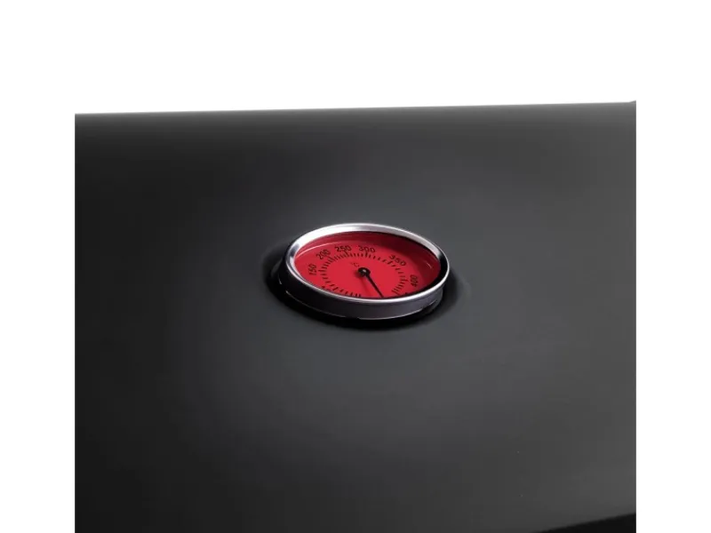 TAINO Gasgrills|Red 4+1 Gasgrill Set Mit Drehspieß Grillwagen BBQ Edelstahl-Brenner Gas-Grill Schwarz