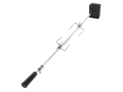 TAINO Gasgrills|Red 4+1 Gasgrill Set Mit Drehspieß Grillwagen BBQ Edelstahl-Brenner Gas-Grill Schwarz