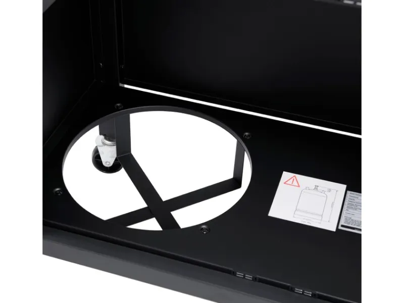 TAINO Gasgrills|Red 4+1 Gasgrill Set Mit Haube und Regler Grillwagen BBQ Edelstahl-Brenner Gas-Grill Schwarz