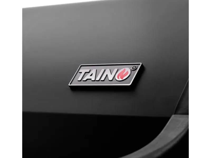 TAINO Gasgrills|Red 4+1 Gasgrill Set Mit Haube und Regler Grillwagen BBQ Edelstahl-Brenner Gas-Grill Schwarz