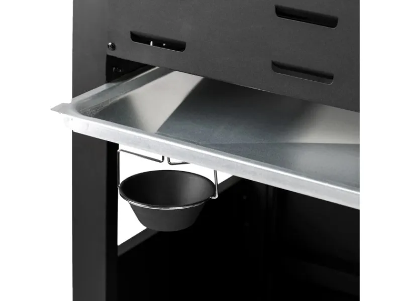 TAINO Gasgrills|Red 6+1 Gasgrill Set mit Haube und Regler Grillwagen BBQ Edelstahl-Brenner Gas-Grill Schwarz