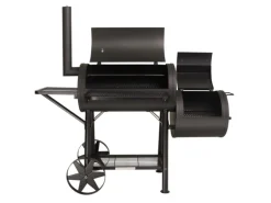 Yuma Massiver Smoker BBQ Grillwagen Holzkohle Grill 90KG 3,5mm Offset*TAINO Best