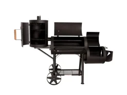 TAINO Smoker|Yuma Pro Smoker 110 kg Massiver Grillwagen Holzkohle BBQ 3,5mm Stahl Ofen