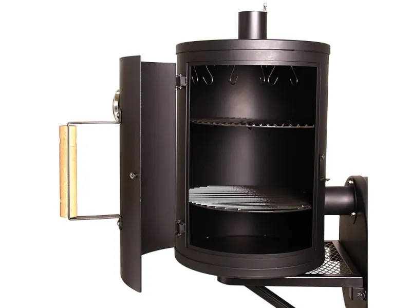 TAINO Smoker|Yuma Pro Smoker 110 kg Massiver Grillwagen Holzkohle BBQ 3,5mm Stahl Ofen