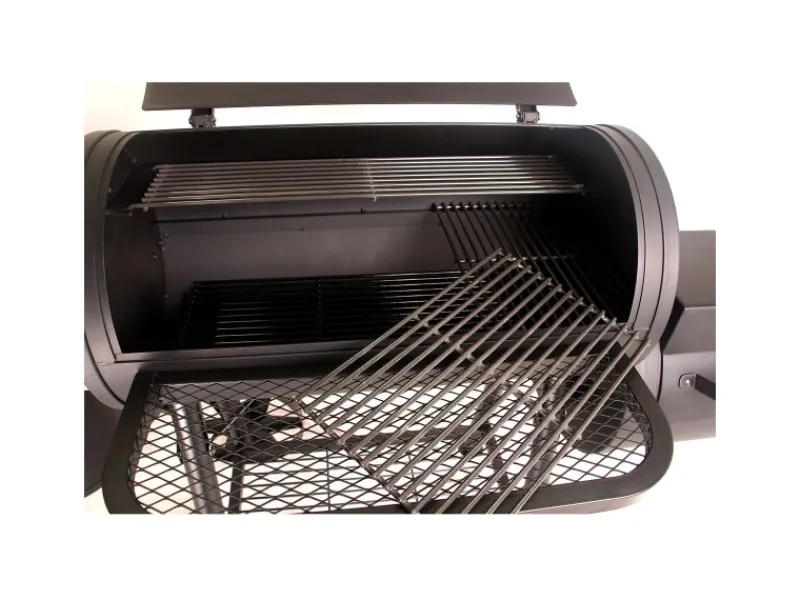 TAINO Smoker|Yuma Pro Smoker 110 kg Massiver Grillwagen Holzkohle BBQ 3,5mm Stahl Ofen