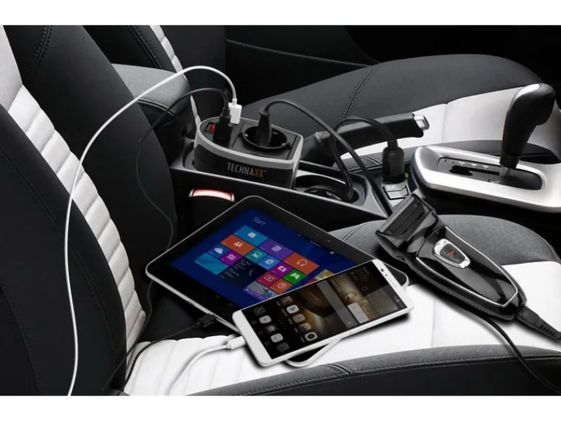 Kfz-Spannungswandler TE13 mit 2 USB Ports*Technaxx Hot