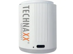 Technaxx Wassersport|Brunnenpumpe|Mini-Akku-Luftpumpe TX-261 mit LED-Licht-Funktion Weiß