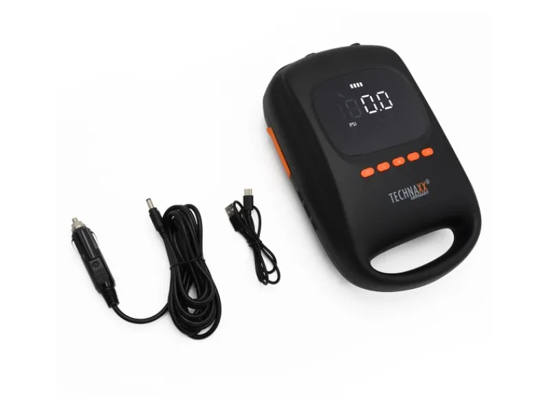 Technaxx Brunnenpumpe|Wassersport|SUP-Akku-Luftpumpe TX-266 mit Powerbank-Funktion Schwarz