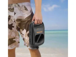 Technaxx Brunnenpumpe|Wassersport|SUP-Akku-Luftpumpe TX-266 mit Powerbank-Funktion Schwarz