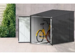 Fahrradbox Bike & More Midi 142 cm x 157 cm x 197 cm Anthrazit*Tepro