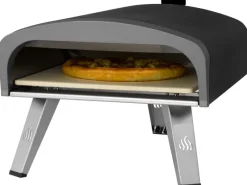 Tepro Gasgrills|Gas Pizzaofen Burnsville Schwarz-Edelstahl