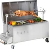 Tepro Gasgrills|Gasgrill Columbus Spanferkelgrill inkl. Motor Edelstahl mit 2 Brennern