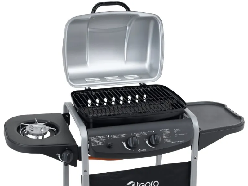 Tepro Gasgrills|Gasgrill Fremont 112 x 96,5 x 52 cm (B x H x T) Schwarz/Silber