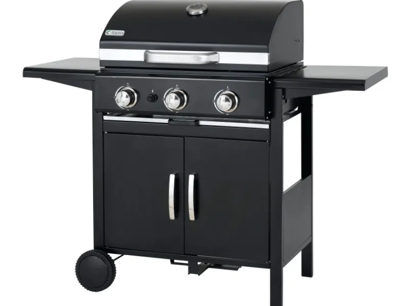 Gasgrill Mayfield 3-Brenner Schwarz*Tepro Hot
