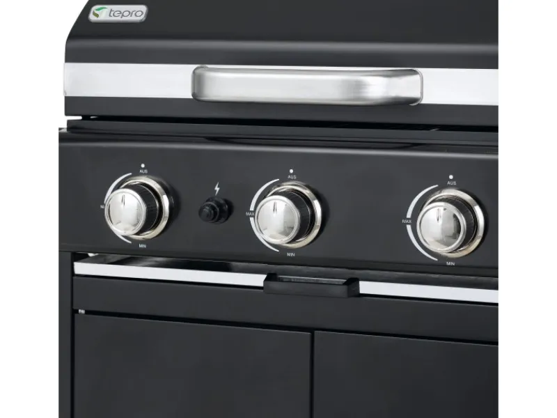 Gasgrill Mayfield 3-Brenner Schwarz*Tepro Hot