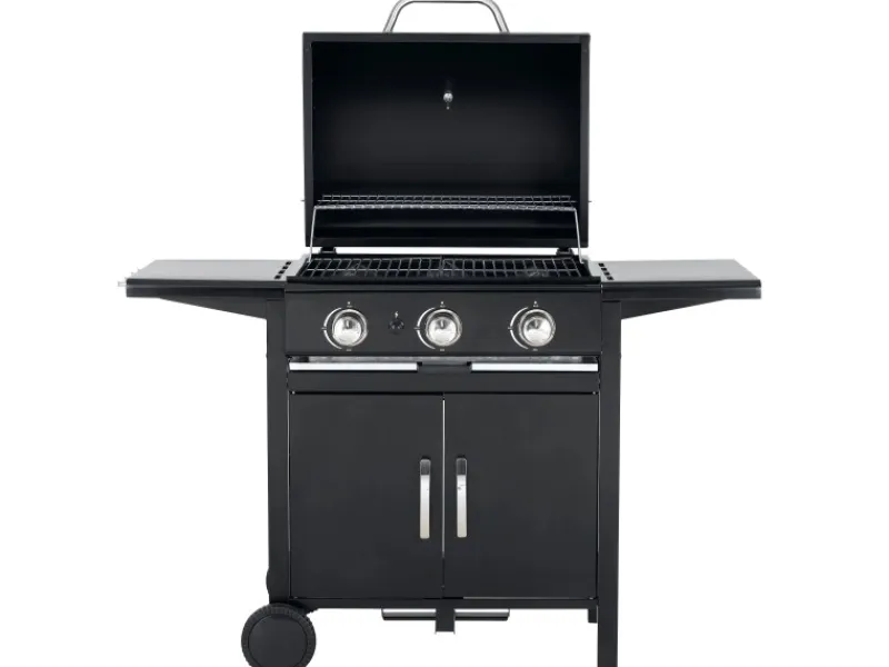 Gasgrill Mayfield 3-Brenner Schwarz*Tepro Hot