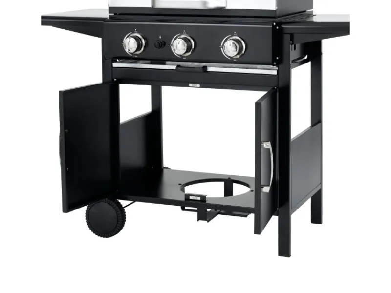 Gasgrill Mayfield 3-Brenner Schwarz*Tepro Hot