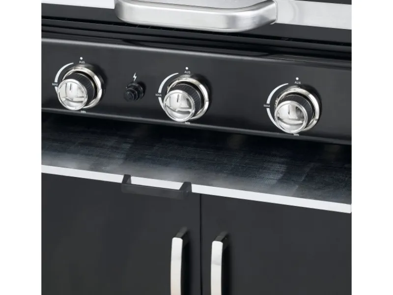 Gasgrill Mayfield 3-Brenner Schwarz*Tepro Hot