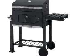 Tepro Holzkohlegrills|Grillwagen Toronto Click 115 x 107 x 67 cm (B x H x T) Anthrazit/Edelstahl