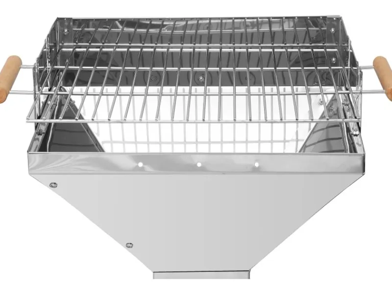 Tepro Holzkohlegrills|Holzkohle Säulengrill Vista Edelstahl