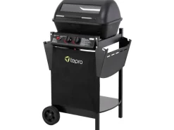 Tepro Gasgrills|Lavasteingasgrill Irvine 94 x 102 x 51 cm (B x H x T) Schwarz