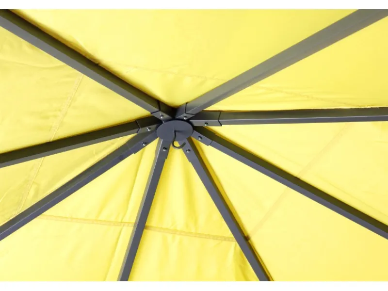 Pavillon Lehua 330 cm x 330 cm Gelb*Tepro