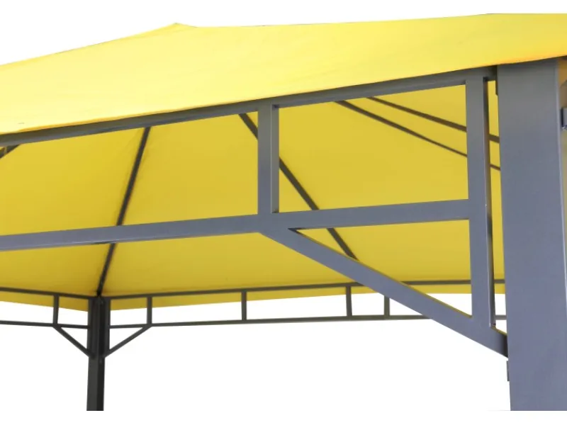 Pavillon Lehua 330 cm x 330 cm Gelb*Tepro