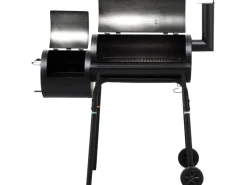 Tepro Holzkohlegrills|Smoker|Smoker Wichita Holzkohlengrill 115 x 116,5 x 63,5 cm (B x H x T) Schwarz