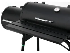 Tepro Holzkohlegrills|Smoker|Smoker Wichita Holzkohlengrill 115 x 116,5 x 63,5 cm (B x H x T) Schwarz