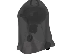 Universal Abdeckhaube für Kugelgrill klein Ø ca. 57 cm x 85 cm Schwarz*Tepro Hot