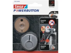 Powerbutton Haken Universal Chrom Large*Tesa Best