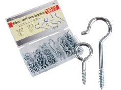 Tifler Rechen|Haken- Und Ösenschrauben 160 Stück In Sortimentsbox