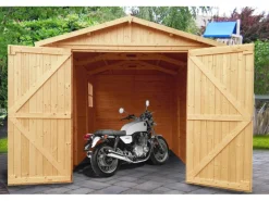 Holzgarage M105 6 m² mit Fenster ohne Boden*Timbela Outlet