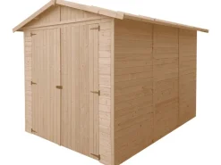 Holzgarage M105 6 m² mit Fenster ohne Boden*Timbela Outlet