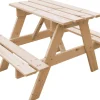 Kinder Timbela Gartenmöbel Für Kinder|Kindersitzgarnitur Holz M012-1 Klein